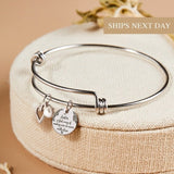 🎁A Sister Is God's Way Of Making Sure We Never Walk Alone Bangle