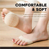 Cushioning ice silk high heel insoles