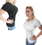 MEN/WOMEN'S CONCEALED LEATHER HOLSTER T-SHIRT