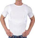 MEN/WOMEN'S CONCEALED LEATHER HOLSTER T-SHIRT