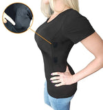 MEN/WOMEN'S CONCEALED LEATHER HOLSTER T-SHIRT